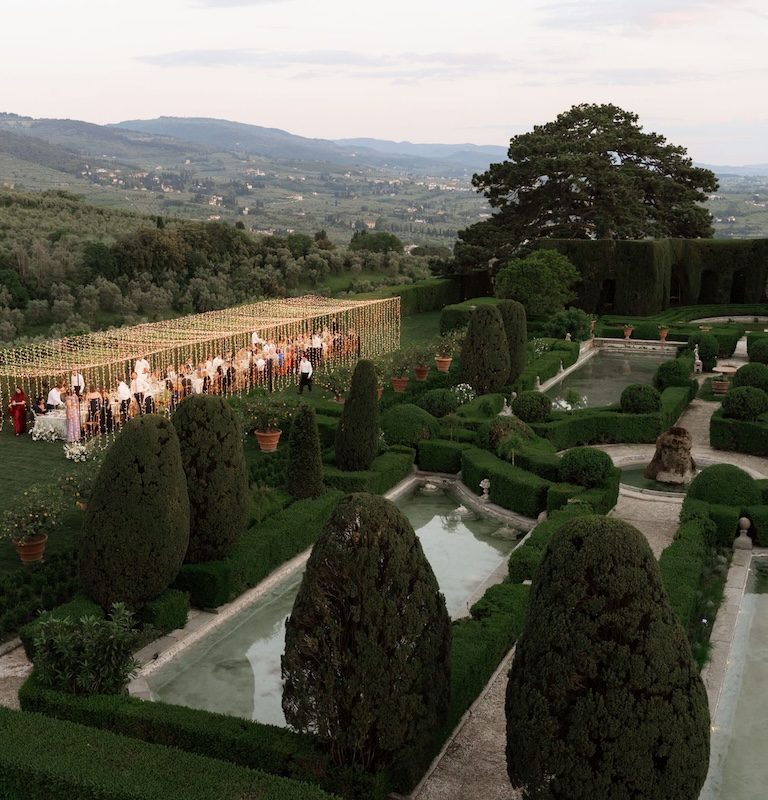wedding dinner tuscany