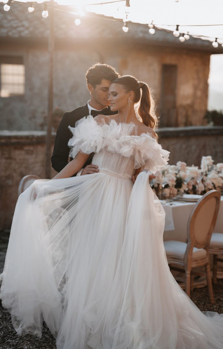 Brautpaar in der Toskana