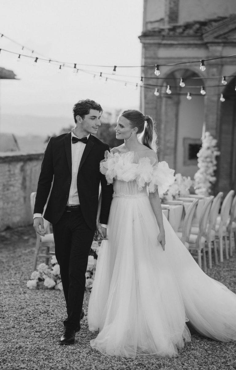 Hochzeitspaar in der Toskana